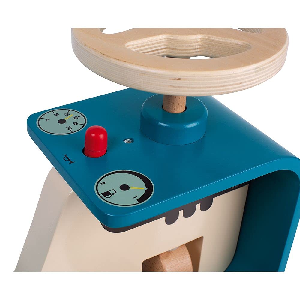 janod-traktor-rutscher-holz-rutschauto-j08053 image 4